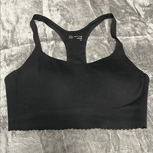 Aerie Offline Real Me Hold Up Racerback Scallop Sports Bra size Small